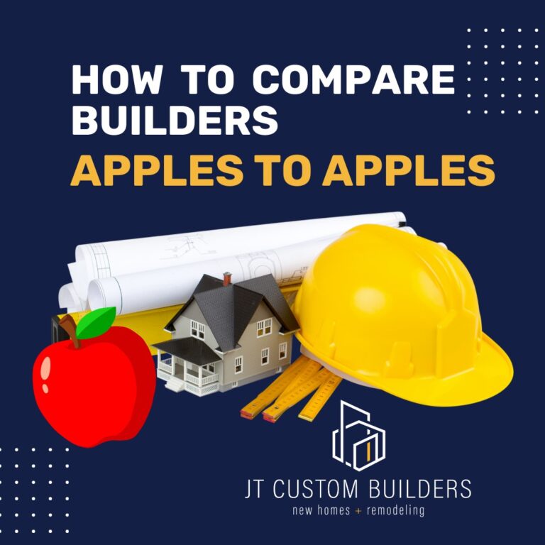 image to depict comparing home builders apples to apples